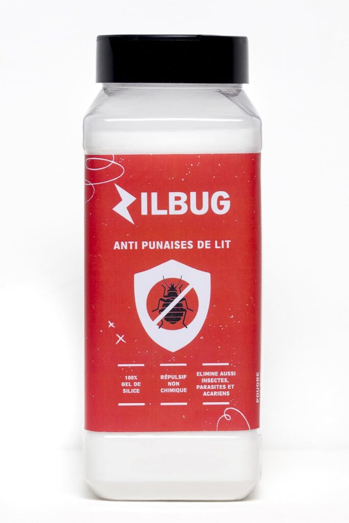 ZILBUG - Traitement Naturel et Efficace contre les Punaises de Lit, Cafards, Acariens et Fourmis - Protection Longue Durée